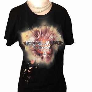 Fitted Michael Jackson Immortal World Tour Tshirt